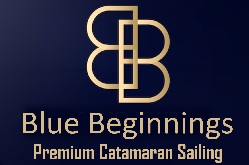 Blue beginnings Aegean catamaran sailing